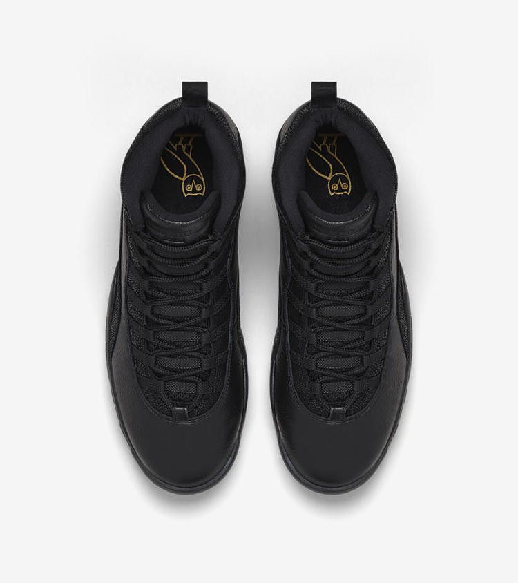 Кроссовки OVO x Air Jordan 10 Retro 'Black' 2014