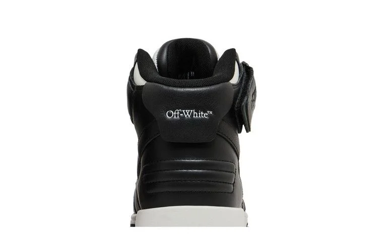 Кроссовки Off-White Out of Office Mid 'Black White Clear Sole'