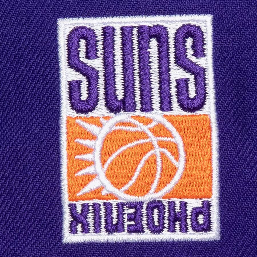 Бейсболка Mitchell & Ness Purple Phoenix Suns Hardwood Classics Upside Pro Snapback Hat