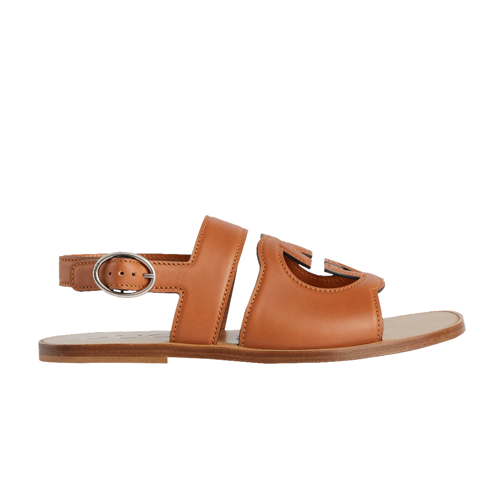 Gucci Sandal 'Interlocking G - Brown'
