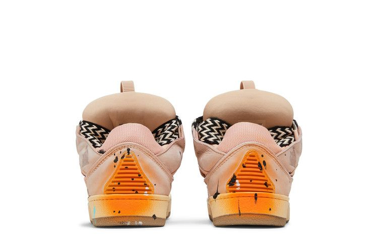 Кроссовки Gallery Dept. x Lanvin Curb Light Sneakers 'Paint Drip - Pale Pink'
