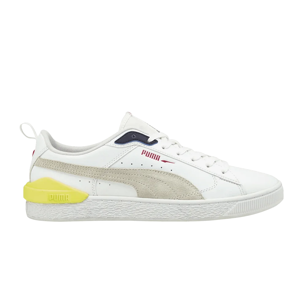 Krossovki-Puma-Suede-Bloc-White-Yellow-Pear