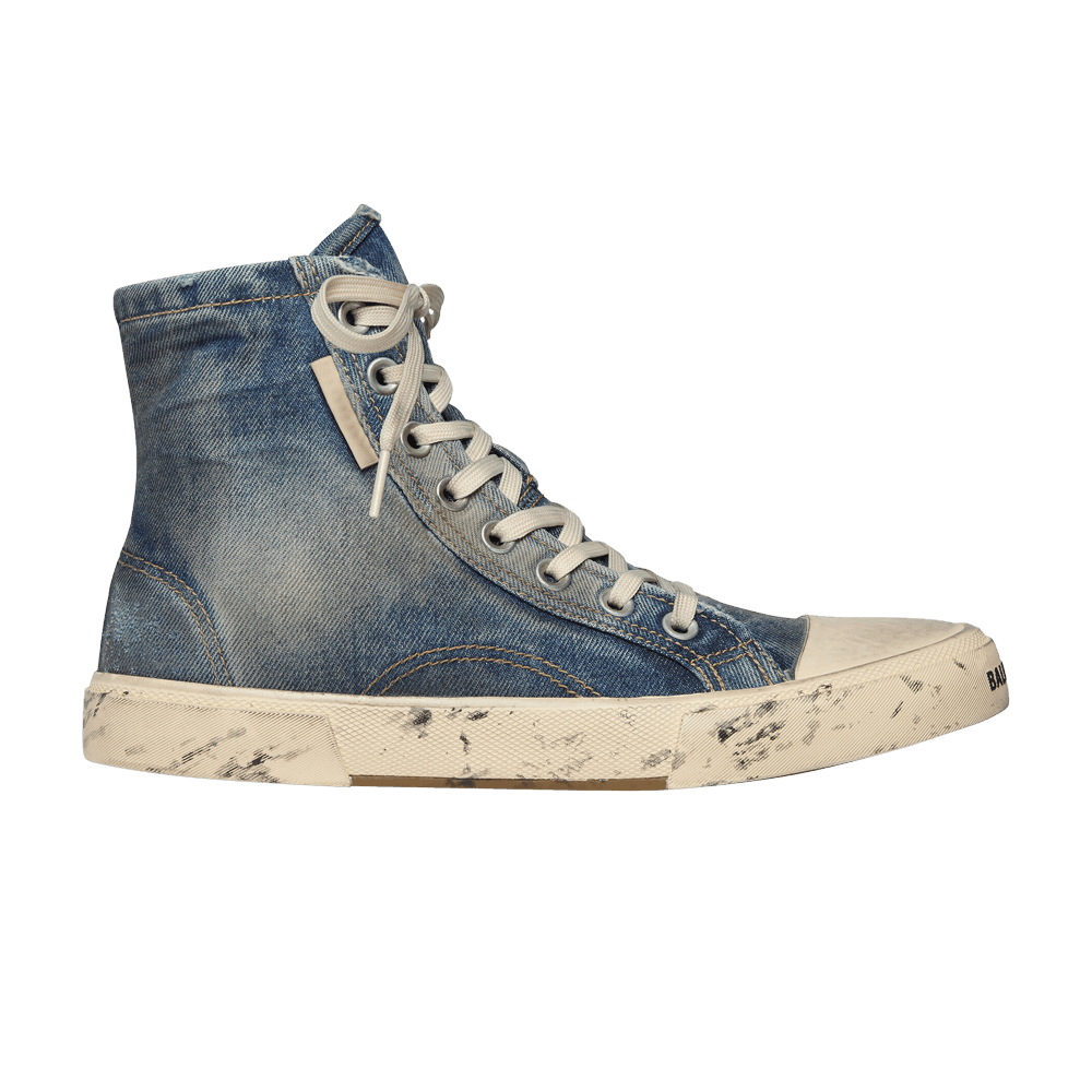 Кроссовки Balenciaga Paris High 'Destroyed - Denim'