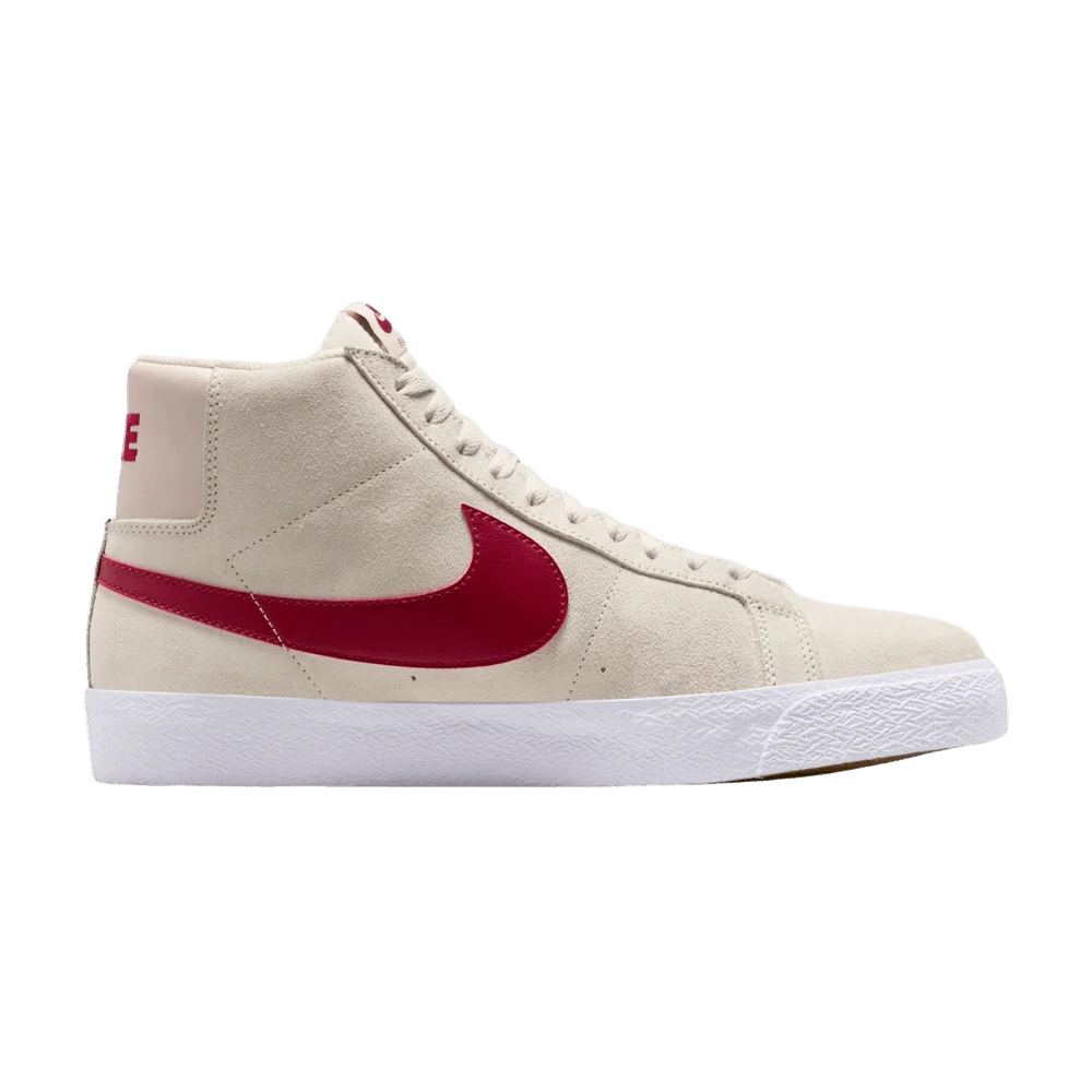 Кроссовки Nike Zoom Blazer SB Mid 'Pale Ivory Noble Red'