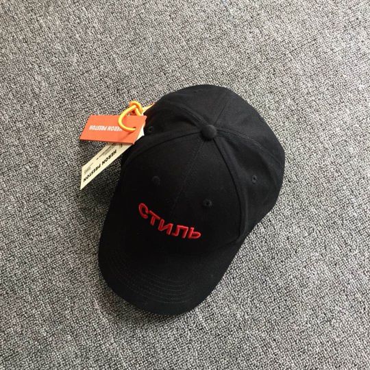 Heron-Preston-Black-And-Red-Embroidered-Logo-Cap-5