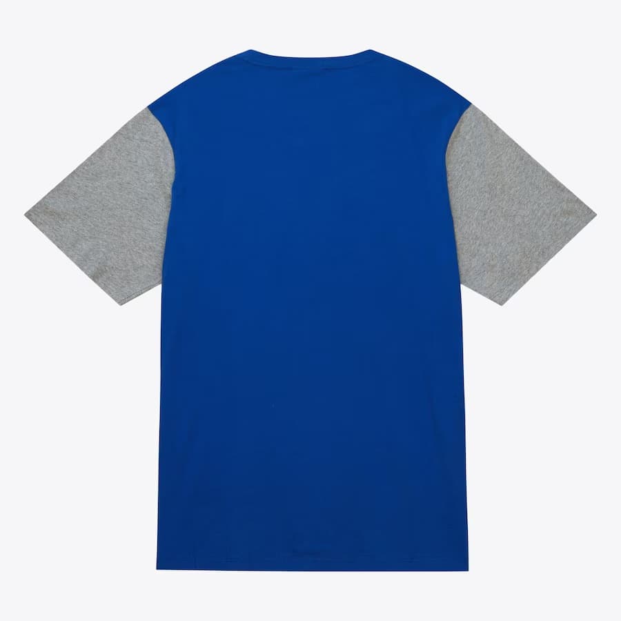 Футболка Mitchell & Ness Royal Chicago Cubs Color Blocked T-Shirt