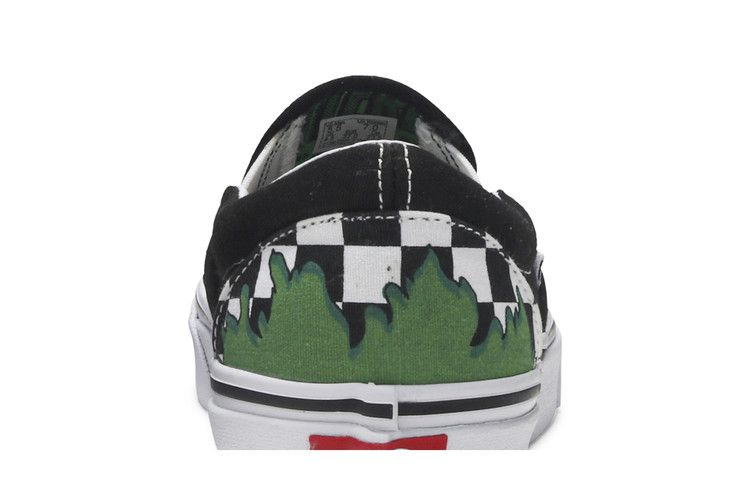 Кроссовки Vans Marvel x Classic Slip On 'Hulk'