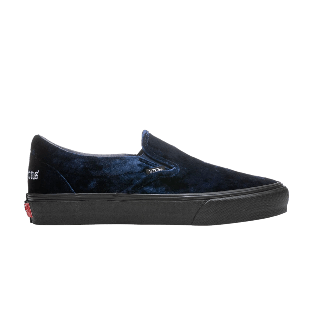 Noon Goons x Vans Classic Slip-On VLT LX 'Black Velvet'