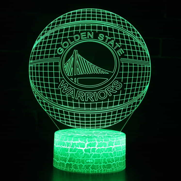 Ночник 3D 3D NBA Team Logo USB LED Lamp Colorful Night Light Gift
