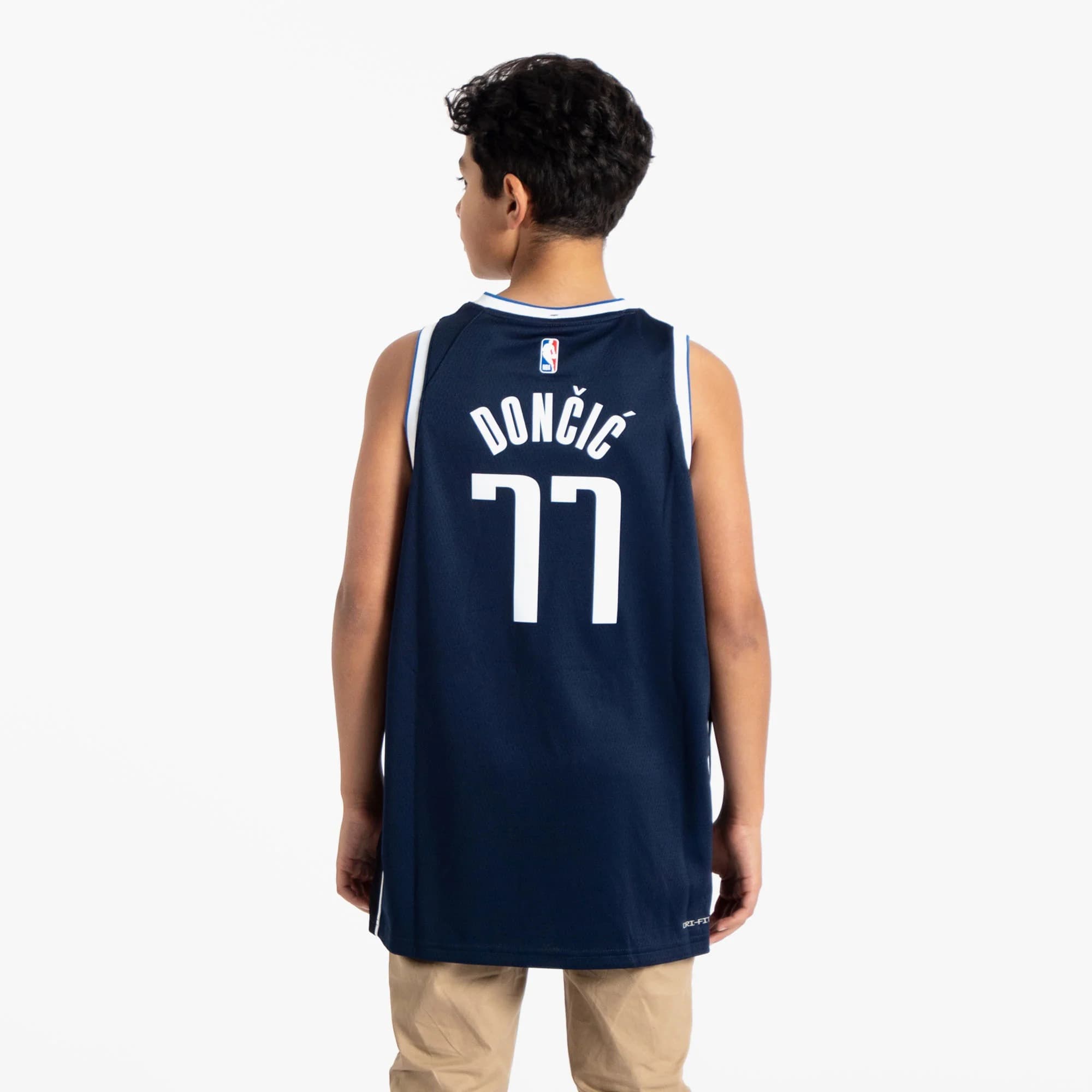 2022-2023-Dallas-Mavericks-Luka-Doncic-77-Youth-NBA-Swingman-Statement-Edition-Dark-Blue-Jersey-2