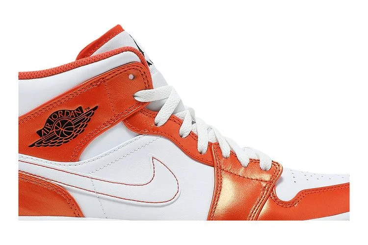 Кроссовки Air Jordan 1 Mid SE 'Electro Orange'