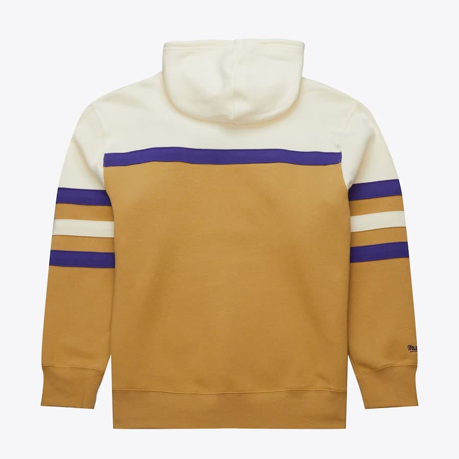 Худи Mitchell & Ness Tan Utah Jazz Head Coach Fleece Pullover Hoodie