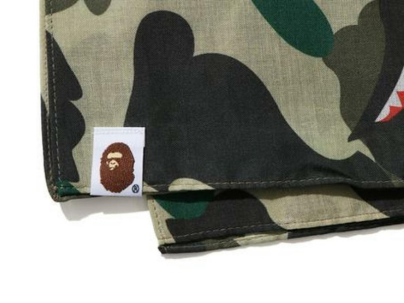 Бандана BAPE Shark Bandana Yellow