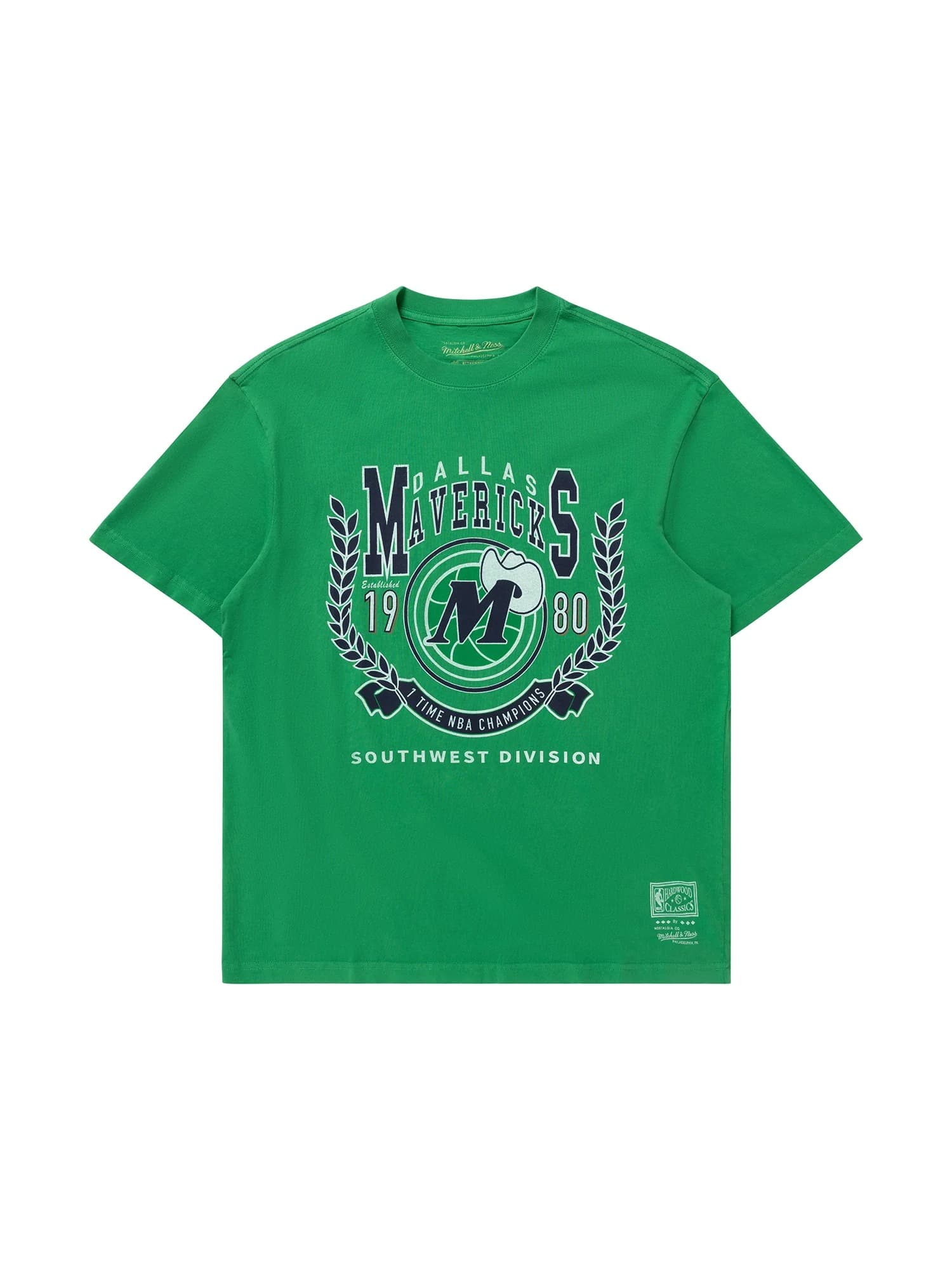 Mitchell-Ness-Dallas-Mavericks-Vintage-Arch-T-Shirt-4