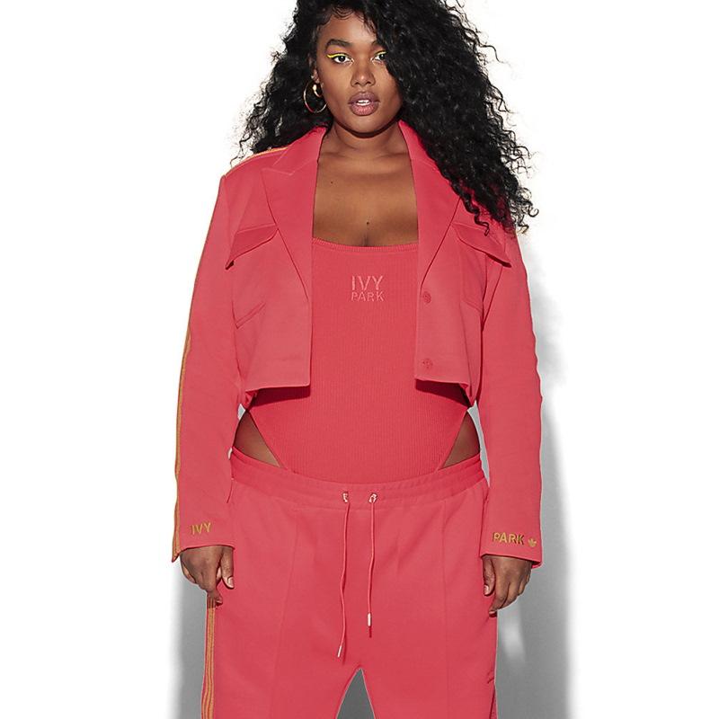 Пиджак adidas Ivy Park Crop Suit Jacket (Plus Size) Real Coral