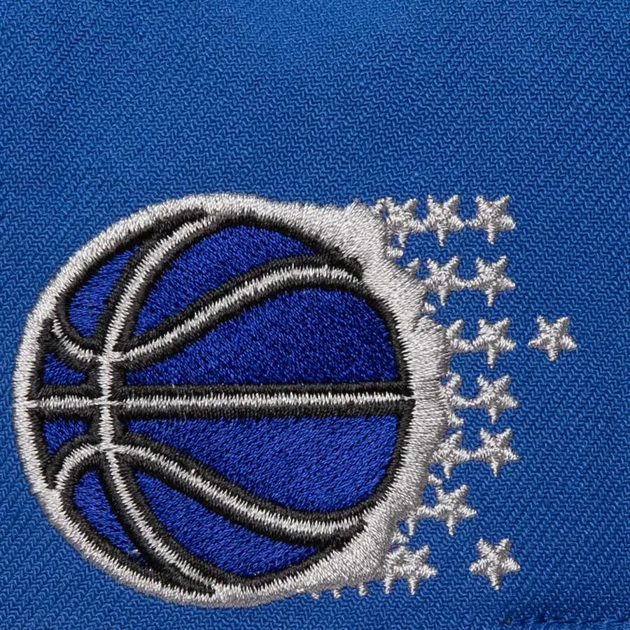 Бейсболка Mitchell & Ness Blue Orlando Magic Hardwood Classics Upside Pro Snapback Hat