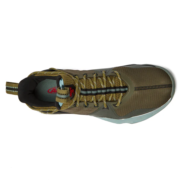 Кроссовки AND1 Attack 3.0 in Green and Del Fuego Red (Dark Green)