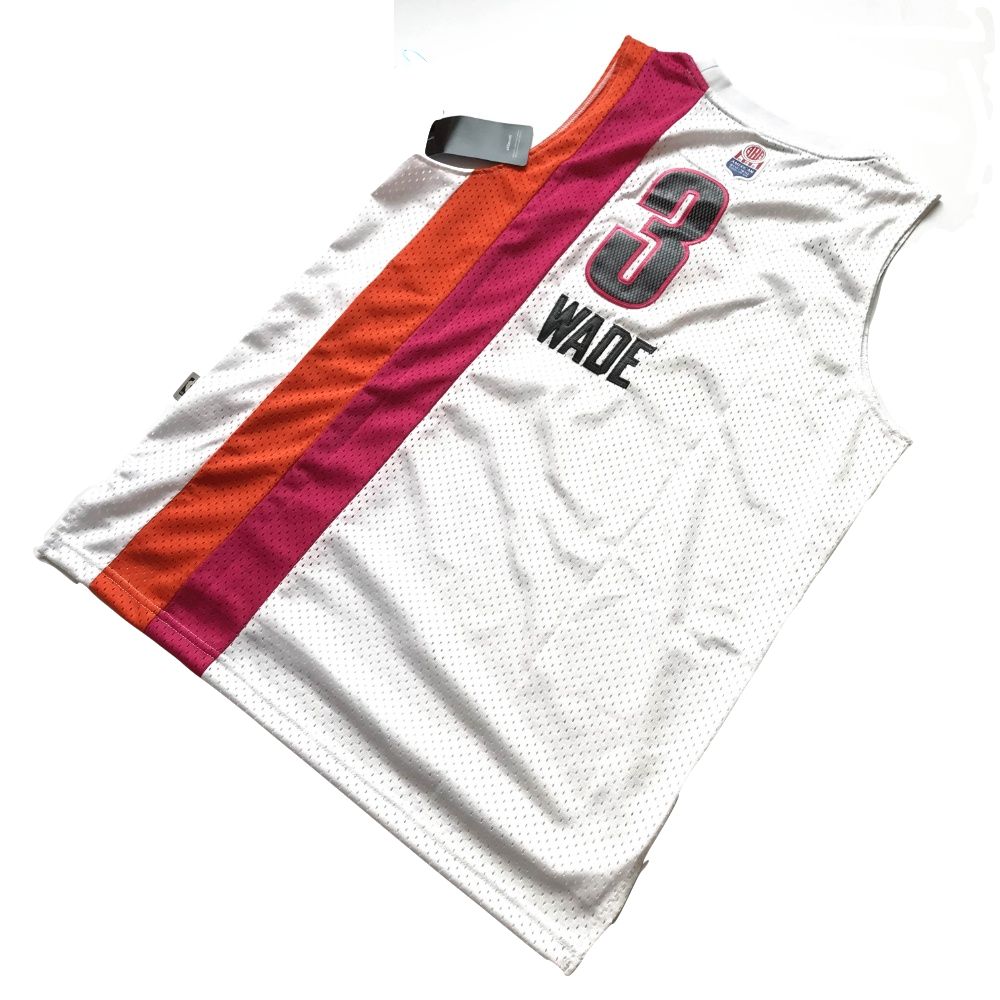 Баскетбольная майка 1970-71 Dwyane Wade Miami Floridians White Soul Swingman