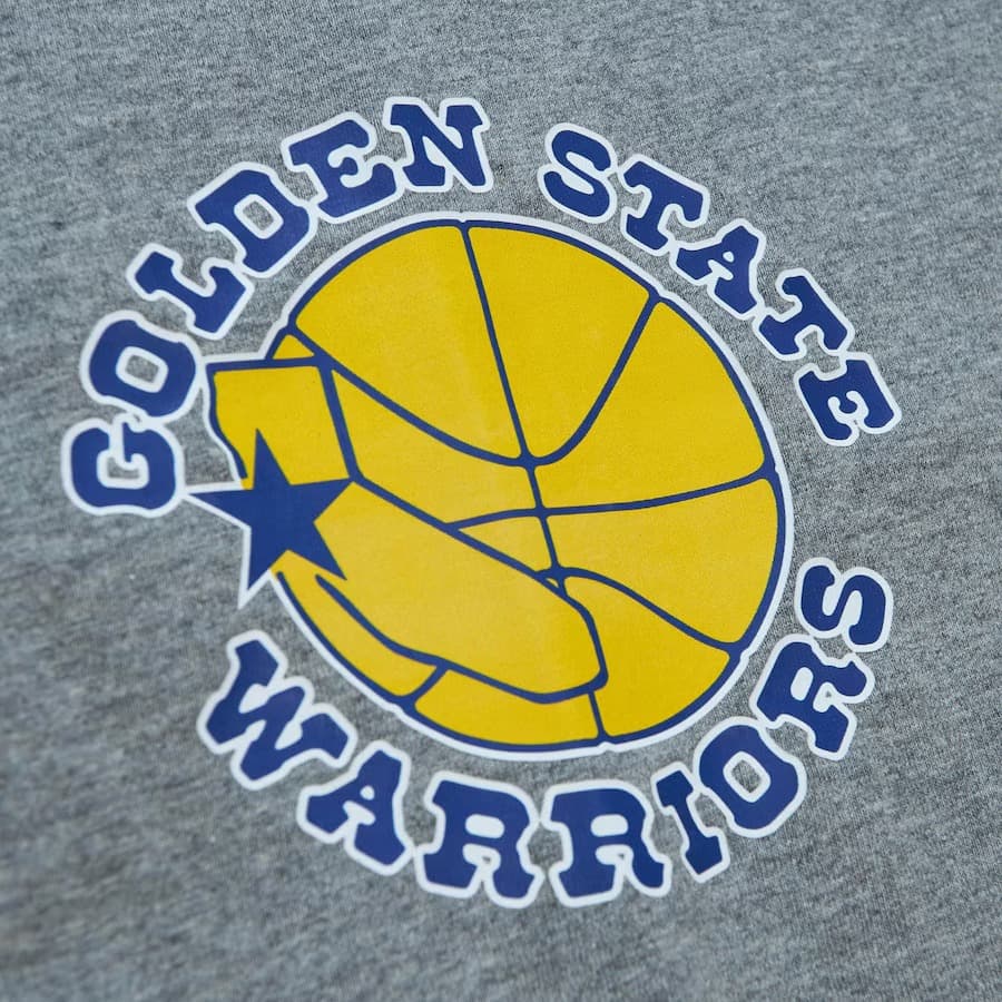 Футболка Mitchell & Ness Heather Gray Golden State Warriors City Collection T-Shirt