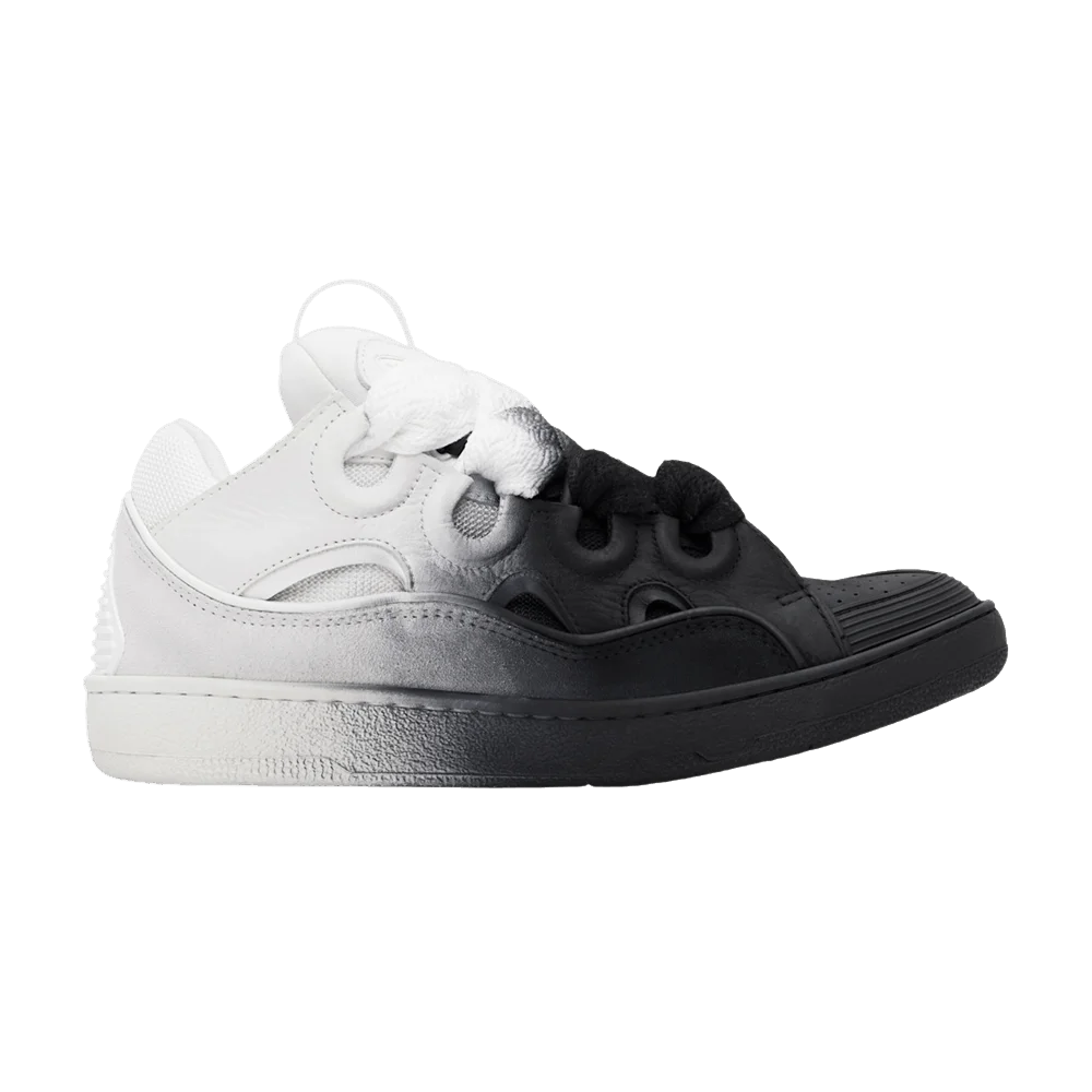 Кроссовки Lanvin Spray Curb Sneaker 'Black White'
