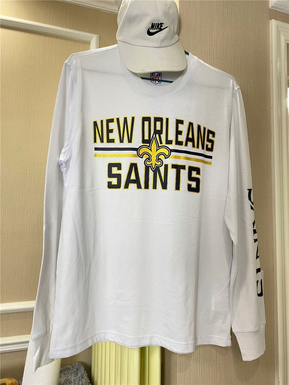 Лонгслив B20THER NFL New Orleans Saints White Longsleeve