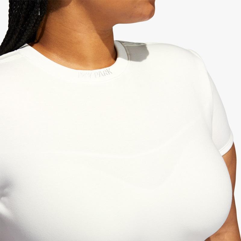 Спортивный топ adidas Ivy Park Crop Top (Plus Size) Off White