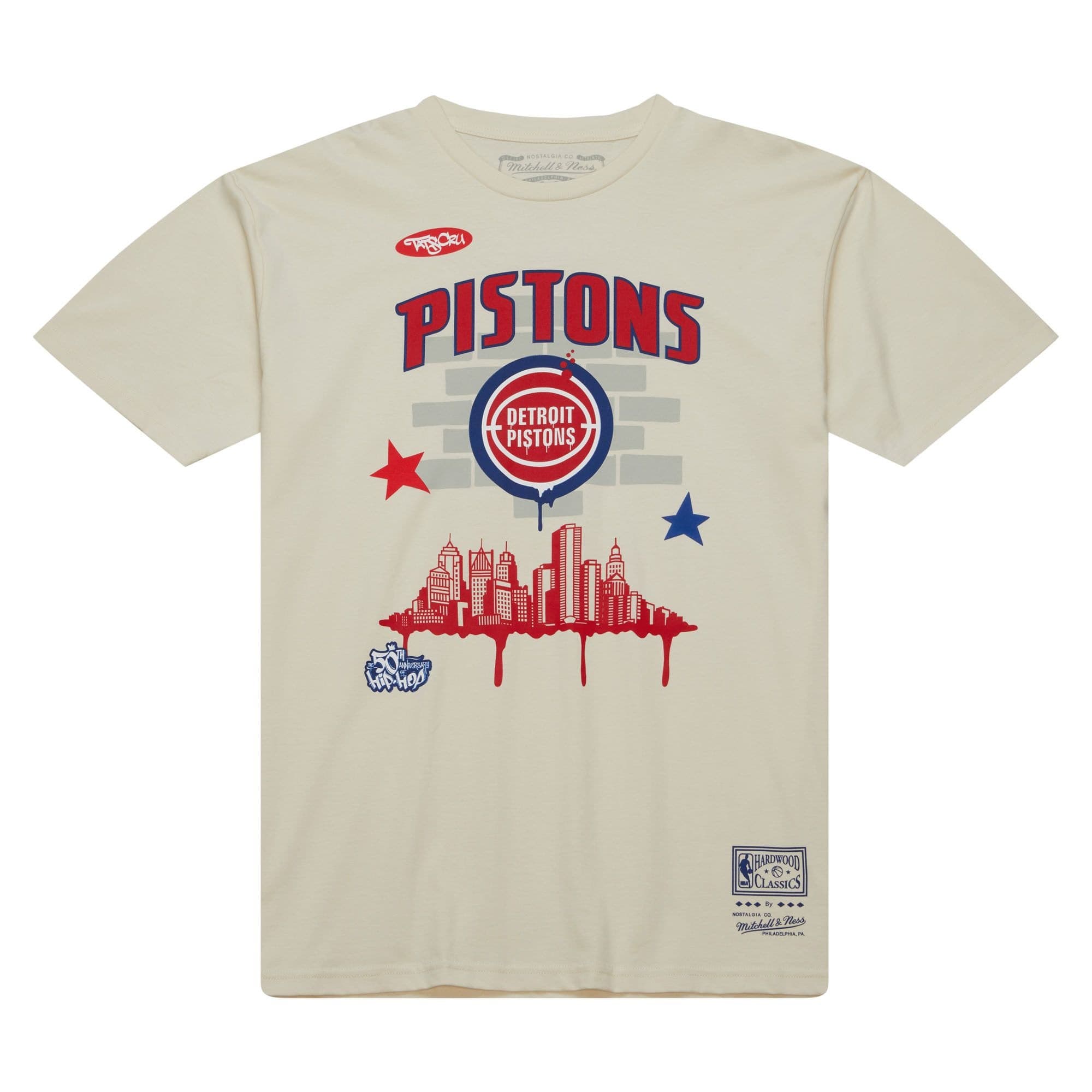 Футболка Mitchell & Ness x Tats Cru City Detroit Pistons T-Shirt