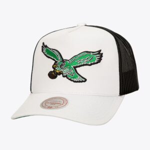 Mitchell-Ness-White-Philadelphia-Eagles-Core-Trucker-Snapback-Hat-300x300