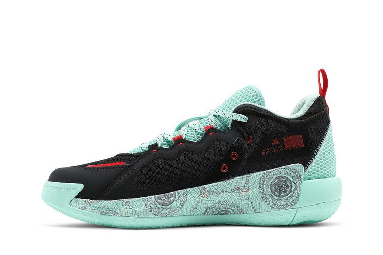 Кроссовки adidas Dame 7 EXTPLY 'Black Clear Mint'
