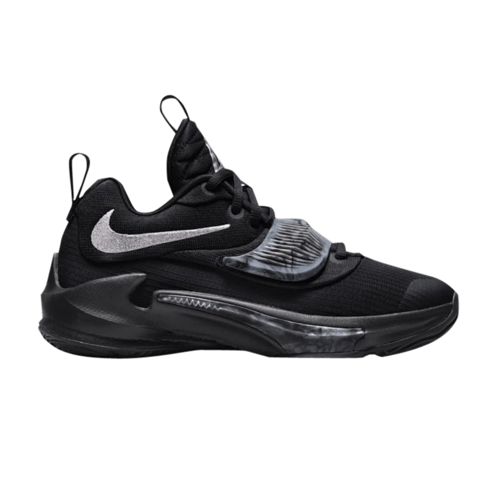 Кроссовки Nike Zoom Freak 3 GS 'Black Metallic Silver'
