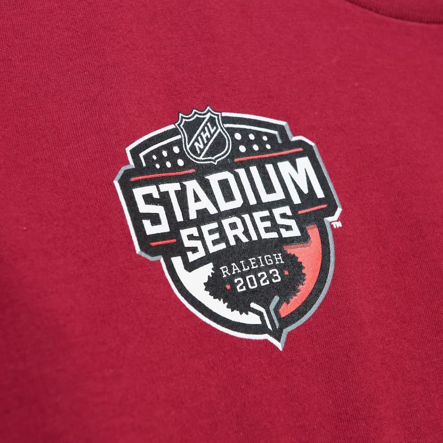 Футболка Mitchell & Ness Red Carolina Hurricanes Team Slogan T-Shirt