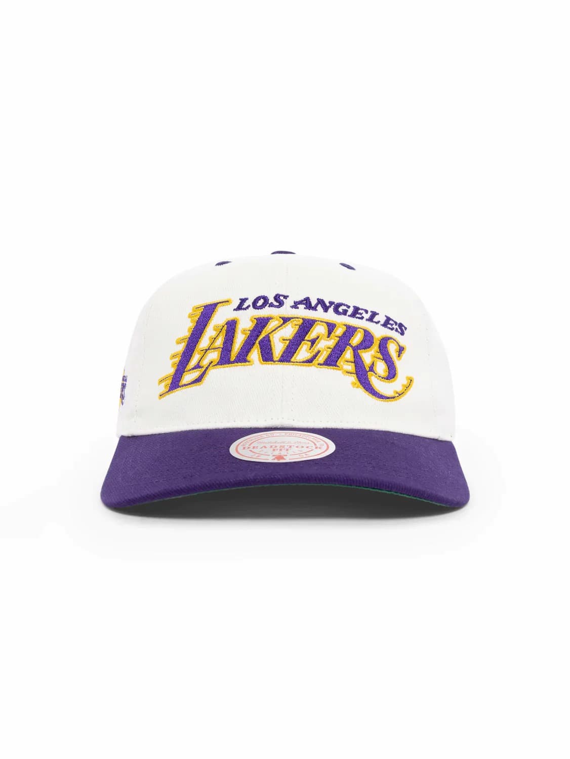 Бейсболка Mitchell & Ness Los Angeles Lakers Team Script Golfer NBA Snapback Hat