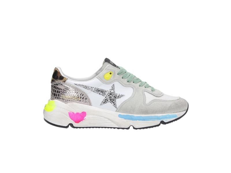Кроссовки Golden Goose Wmns Running Sole Multi Animal Print