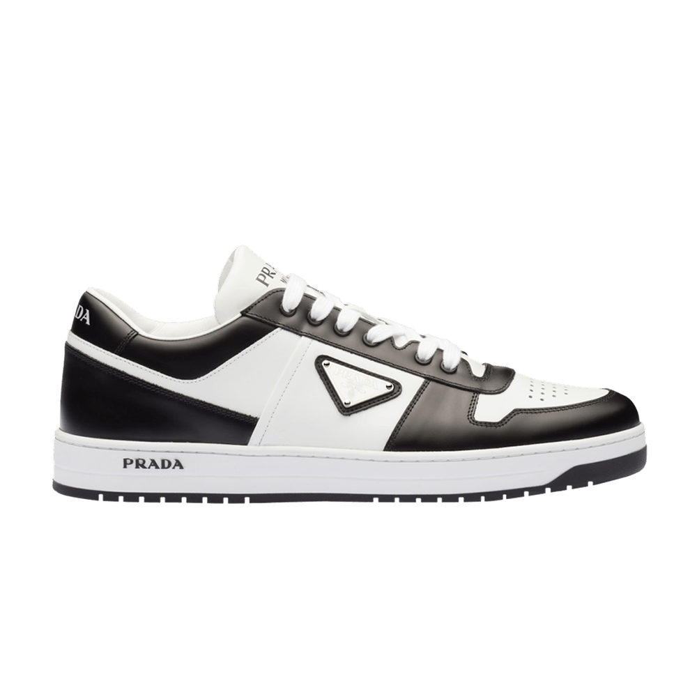 Кроссовки Prada Downtown Leather 'White Black'
