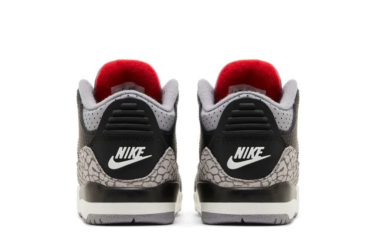 Кроссовки Air Jordan 3 Retro OG TD 'Black Cement' 2024
