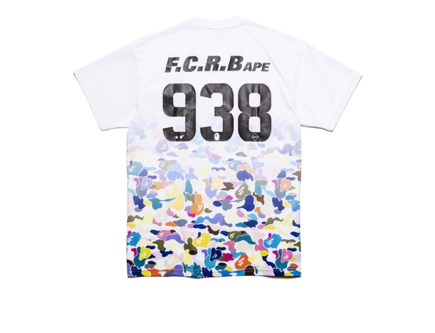 Футболка BAPE x F.C.R.B. Game Shirt White