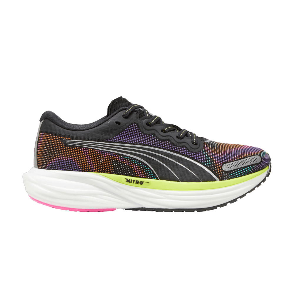 Кроссовки Puma Wmns Deviate Nitro 2 'Black Lime Poison Pink'