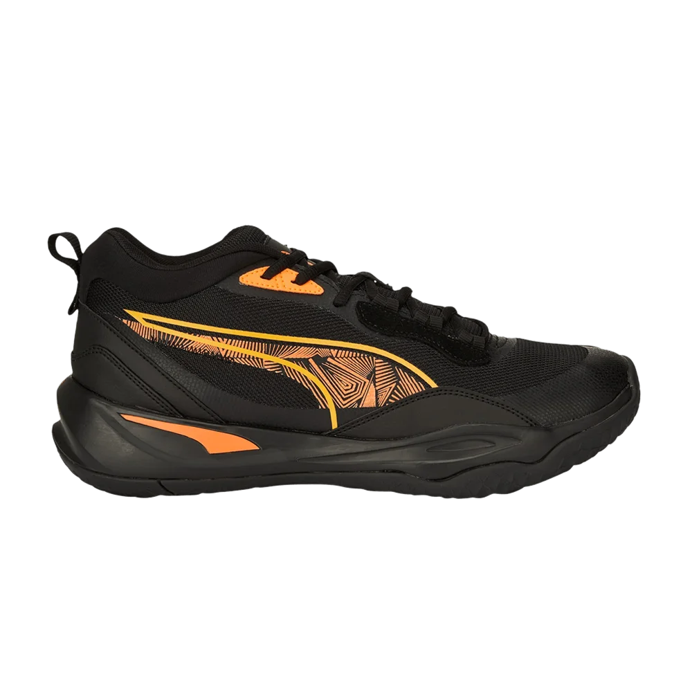 Krossovki-Puma-Playmaker-Pro-Laser-Black-Ultra-Orange