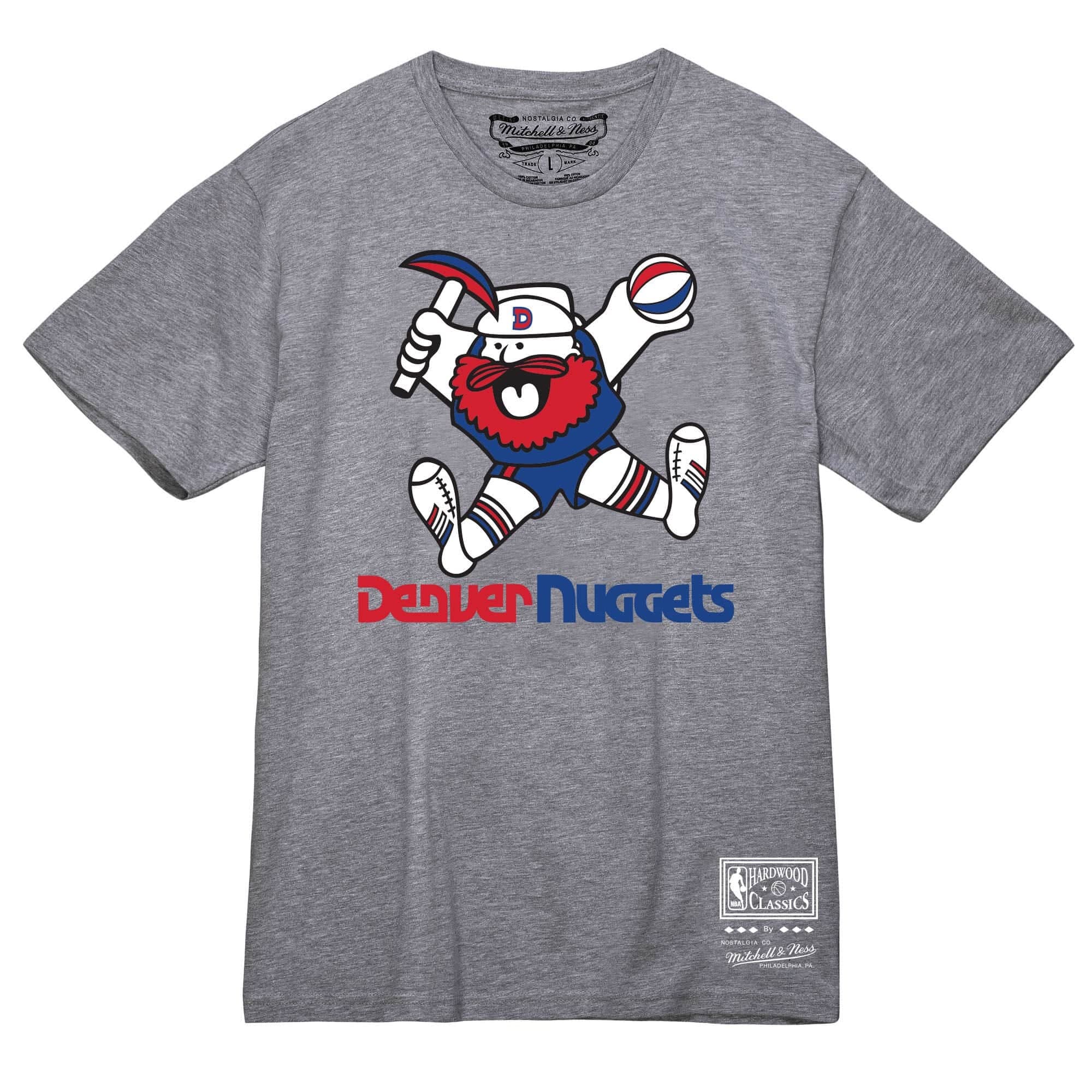 Футболка Mitchell & Ness MVP Tee Denver Nuggets Grey T-Shirt