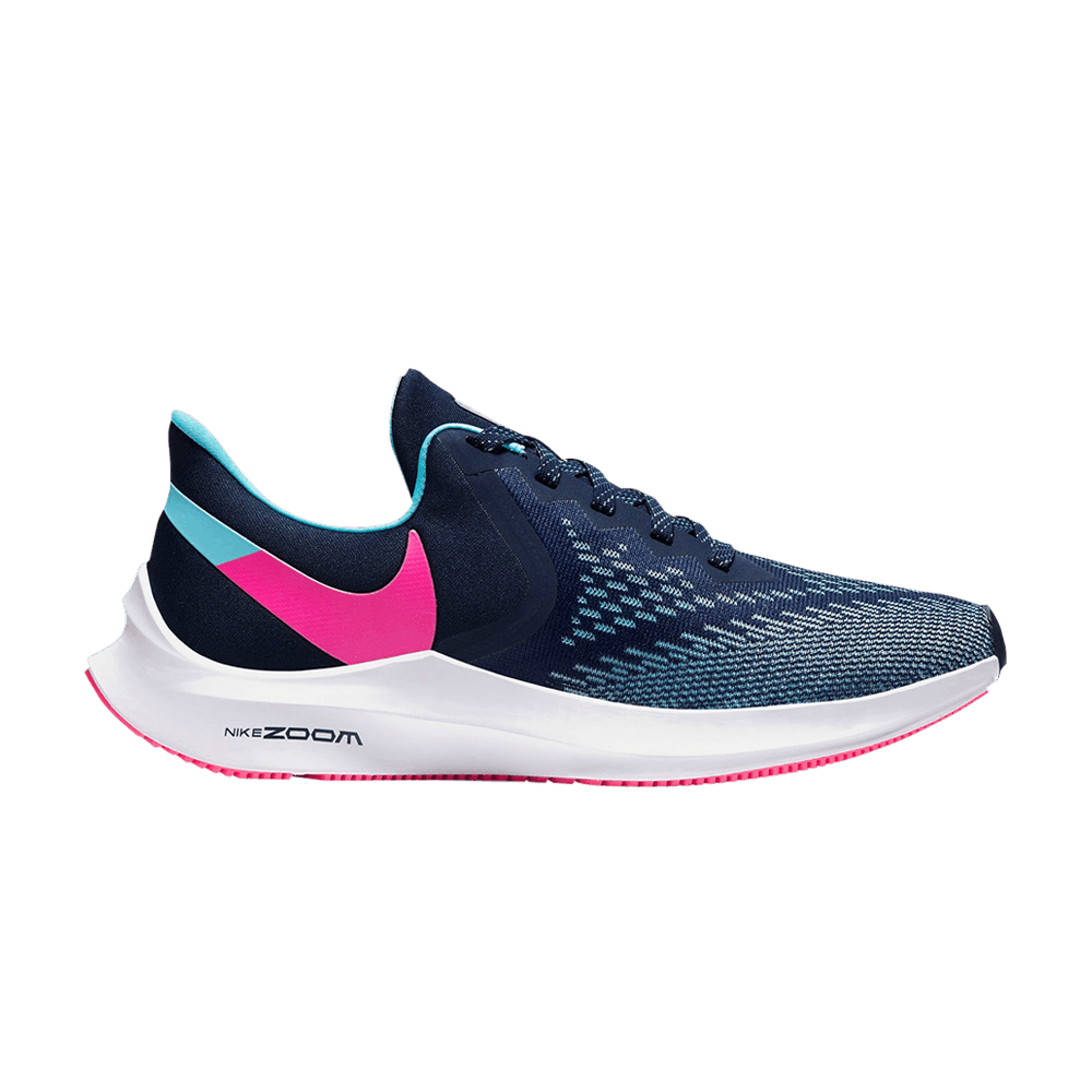 Кроссовки Nike Zoom Winflo 6 'Midnight Navy Pink Blast'