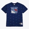Mitchell-Ness-Blue-New-York-Rangers-Allover-Print-T-Shirt-100x100
