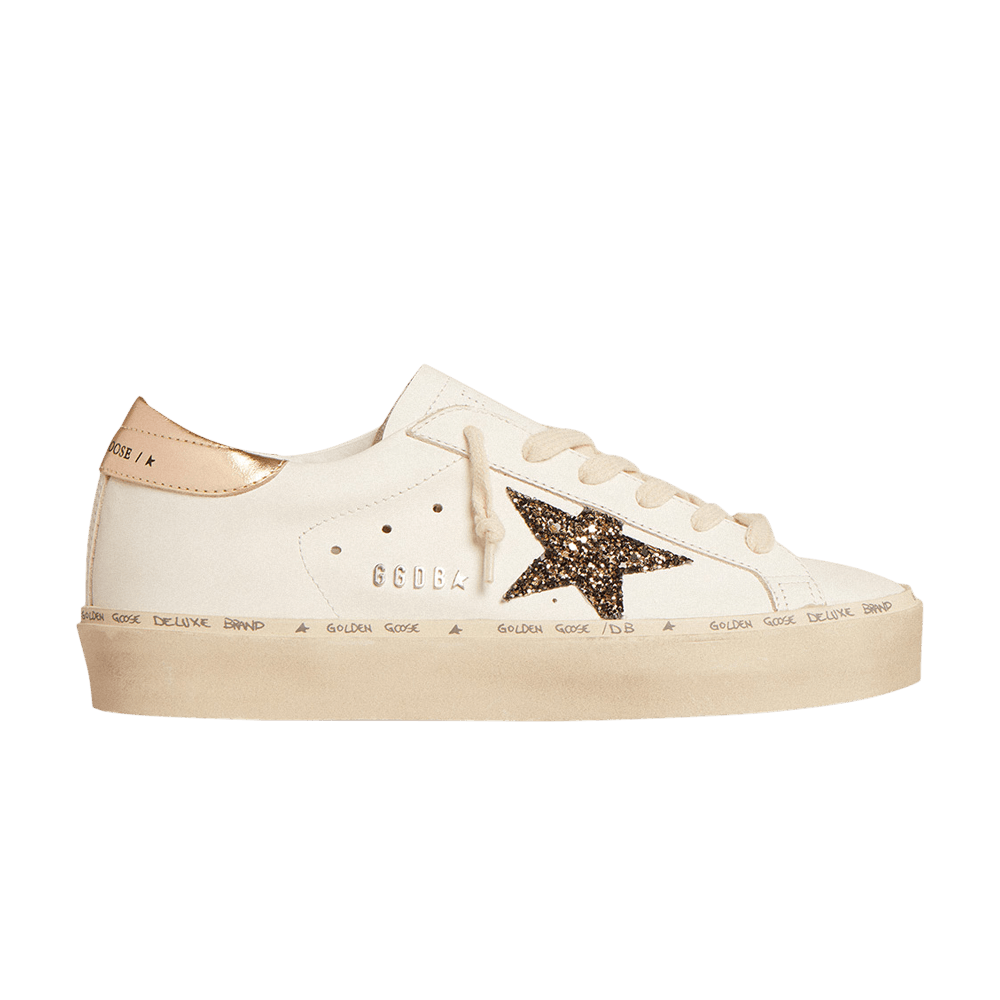 Кроссовки Golden Goose Wmns Hi Star LTD 'White Black Gold Glitter'