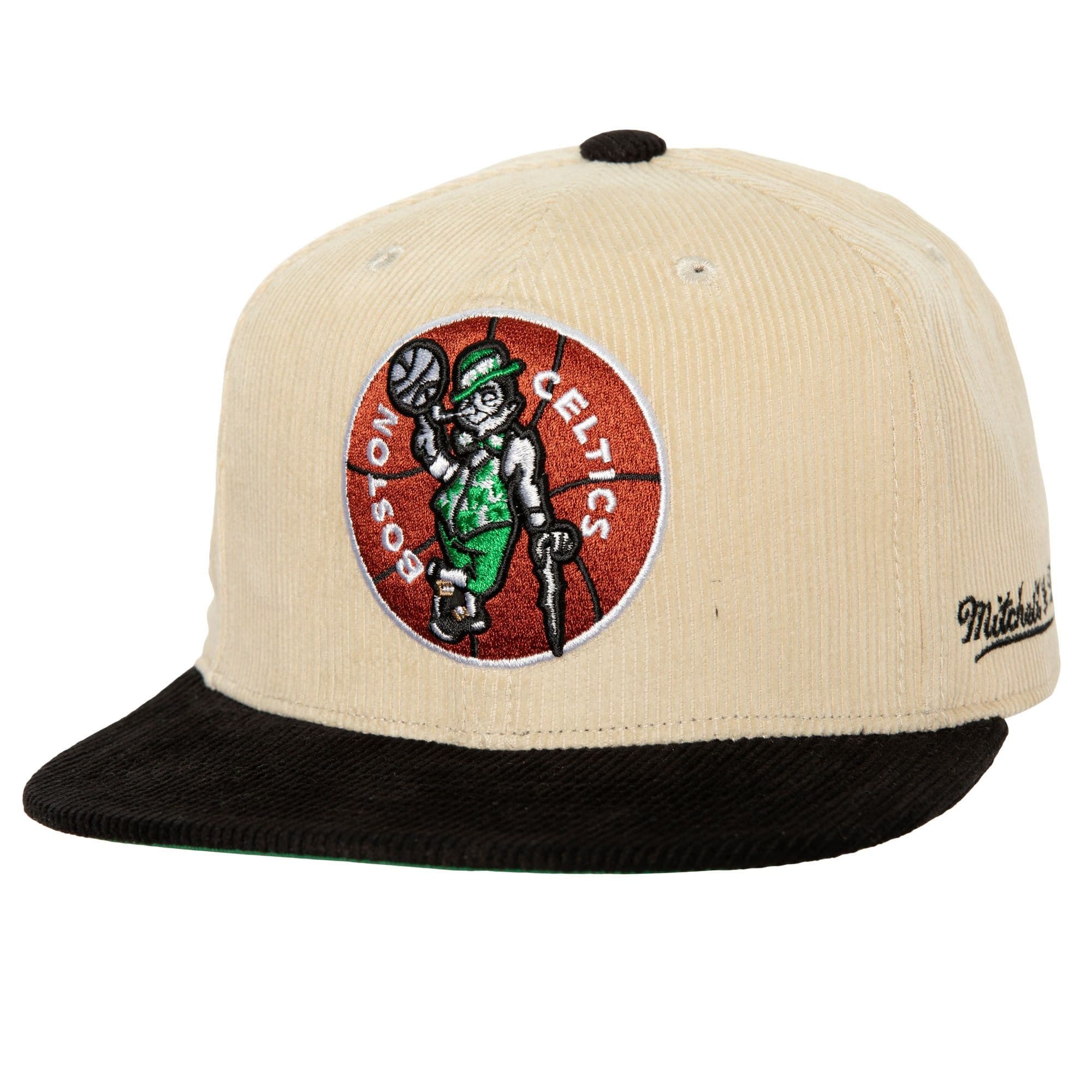 Mitchell-Ness-2-Tone-Team-Cord-Fitted-HWC-Boston-Celtics-Hat