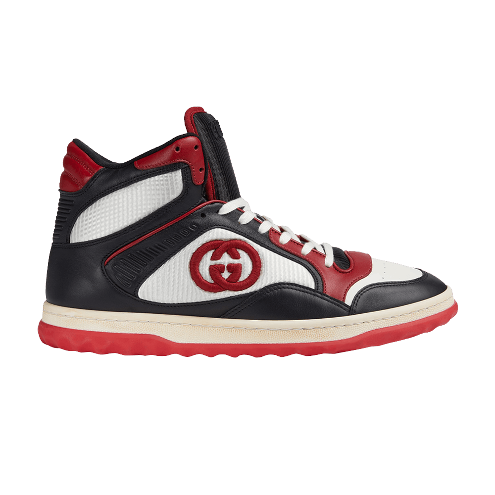 Кроссовки Gucci MAC80 High 'Black White Red'