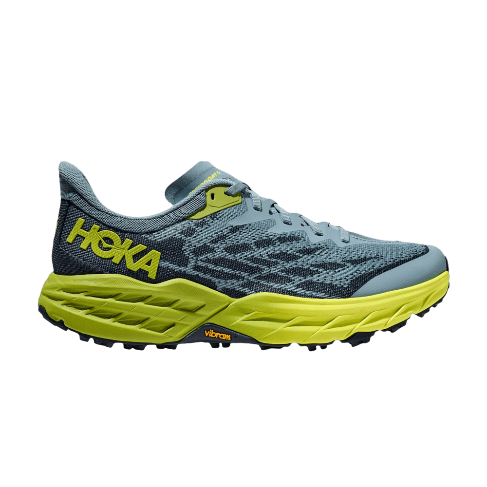 Кроссовки HOKA Speedgoat 5 'Stone Blue Citron'