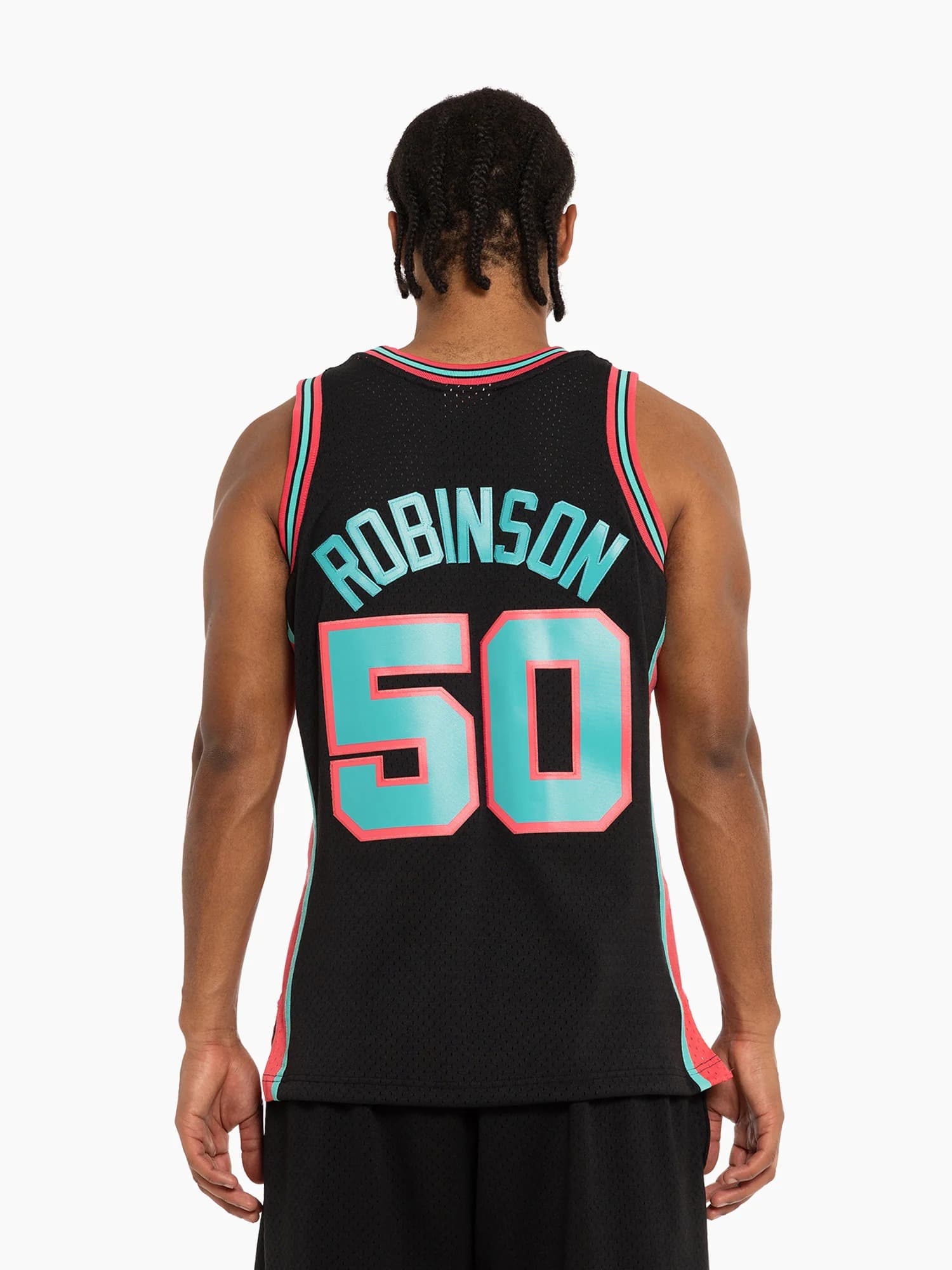 1998-99-San-Antonio-Spurs-David-Robinson-50-Hardwood-Classics-Throwback-NBA-Seasonal-City-Swingman-Black-Jersey-3
