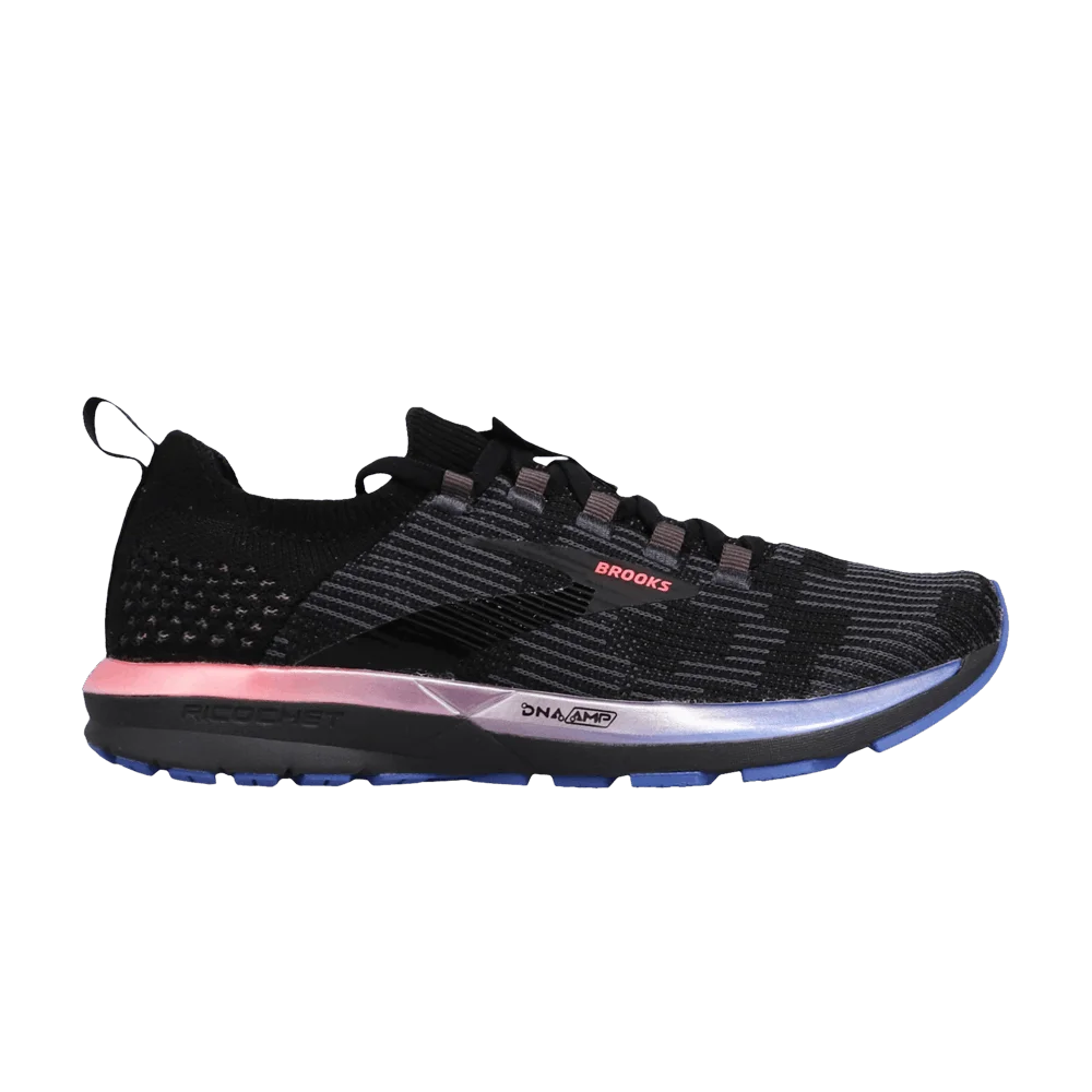 Кроссовки Brooks Wmns Ricochet 2 'Black Blue Pink Grey'