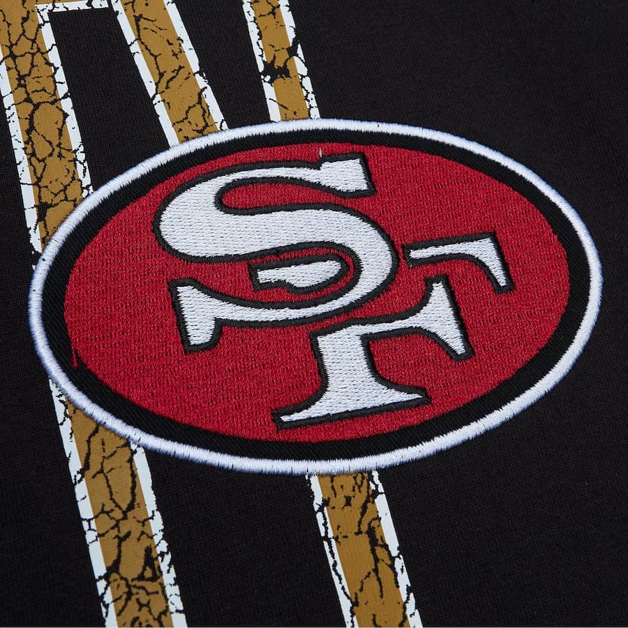 Футболка Mitchell & Ness Black San Francisco 49ers Football Team OG Premium T-Shirt