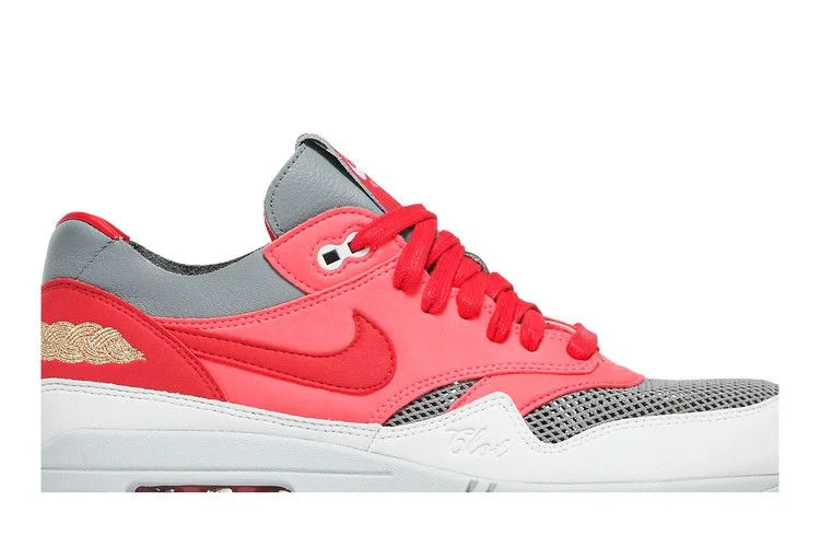 Кроссовки CLOT x Nike Air Max 1 'Kiss Of Death - Solar Red'