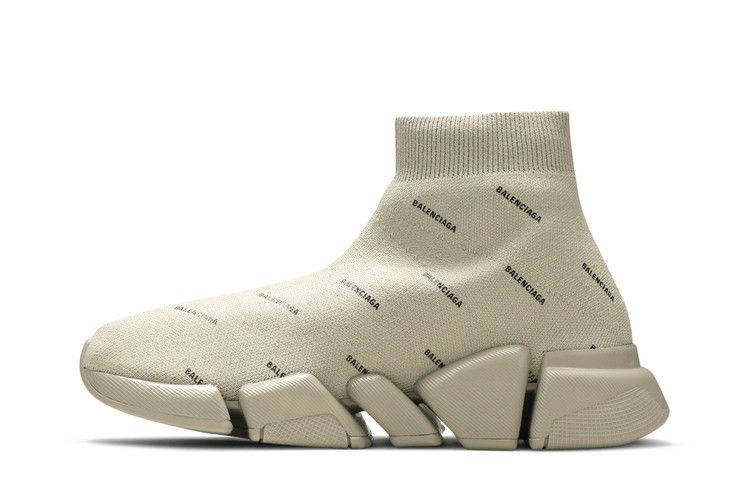 Кроссовки Balenciaga Wmns Speed 2.0 Sneaker 'Allover Logo - Sand'